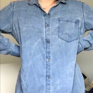 jean dress shirt!!